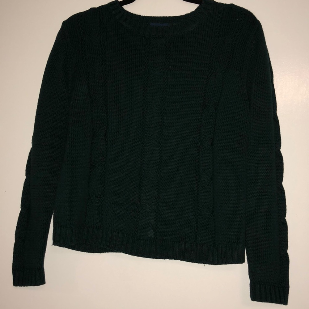 Green sweater